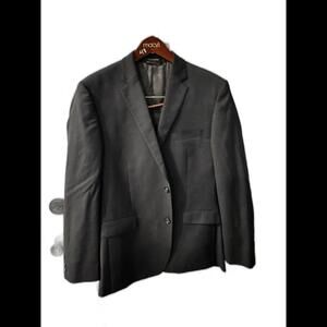 Ralph Lauren Men’s Suit Jacket Black 42R Slim Fit Macy’s Men’s Store